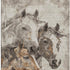 5' X 8' Beige Ivory And Gray Animal Print Washable Area Rug With UV Protection