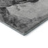 5' X 8' Gray Silver And Ivory Animal Print Washable Area Rug With UV Protection