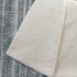 50" X 70" Ivory And Blue Striped Microfiber Plush Throw Blanket