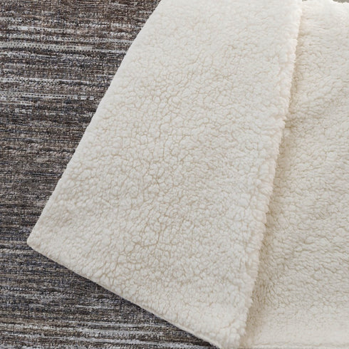 50" X 70" Brown And Beige Abstract Microfiber Plush Throw Blanket