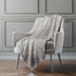 50" X 70" Coffee And Beige Abstract Microfiber Plush Throw Blanket