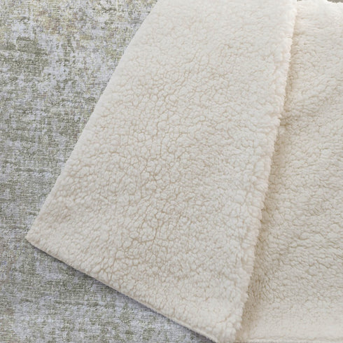 50" X 70" Beige And Gold Abstract Microfiber Plush Throw Blanket