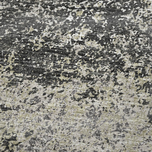 50" X 70" Gray And Black Abstract Polyester Woven Plush Throw Blanket