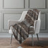 50" X 70" Brown And Beige Abstract Microfiber Plush Throw Blanket