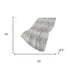 50" X 70" Beige And Gray Geometric Polyester Woven Plush Throw Blanket