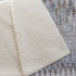 50" X 70" Blue And Gray Geometric Polyester Woven Plush Throw Blanket