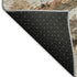 5' X 8' Beige Brown And Charcoal Animal Print Washable Area Rug With UV Protection