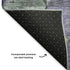 5' X 8' Eggplant Gold And Ivory Geometric Washable Area Rug With UV Protection