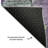 8' X 10' Purple Green And Ivory Geometric Washable Area Rug With UV Protection
