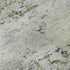 8' Artichoke Green And Ivory Abstract Washable Round Rug With UV Protection