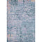8' X 10' Blue And Lavender Abstract Washable Area Rug With UV Protection
