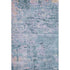 8' X 10' Blue And Lavender Abstract Washable Area Rug With UV Protection