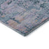8' X 10' Blue And Lavender Abstract Washable Area Rug With UV Protection