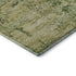 8' X 10' Fern Green And Gold Abstract Washable Area Rug With UV Protection