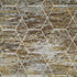 5' X 8' Brown Gold And Ivory Geometric Washable Area Rug With UV Protection