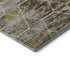 8' X 10' Brown Gold And Ivory Geometric Washable Area Rug With UV Protection