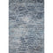 5' X 8' Blue Ivory And Gray Geometric Washable Area Rug With UV Protection