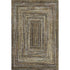 5' X 8' Brown Beige And Gold Geometric Washable Area Rug With UV Protection