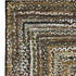 5' X 8' Brown Beige And Gold Geometric Washable Area Rug With UV Protection