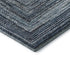 8' Blue And Gray Geometric Washable Round Rug With UV Protection