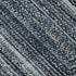 8' Blue And Gray Geometric Washable Round Rug With UV Protection