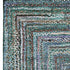 8' X 10' Teal And Brown Geometric Washable Area Rug With UV Protection
