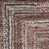 5' X 8' Terra Cotta And Beige Geometric Washable Area Rug With UV Protection