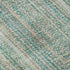 8' X 10' Teal And Ivory Geometric Washable Area Rug With UV Protection
