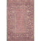8' X 10' Blush And Beige Oriental Washable Area Rug With UV Protection