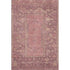 8' X 10' Blush And Beige Oriental Washable Area Rug With UV Protection