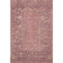 8' X 10' Blush And Beige Oriental Washable Area Rug With UV Protection