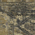 5' X 8' Brown And Charcoal Oriental Washable Area Rug With UV Protection