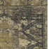 5' X 8' Brown And Charcoal Oriental Washable Area Rug With UV Protection