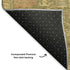 5' X 8' Coral And Gold Oriental Washable Area Rug With UV Protection
