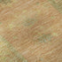 5' X 8' Coral And Gold Oriental Washable Area Rug With UV Protection