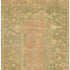 5' X 8' Coral And Gold Oriental Washable Area Rug With UV Protection