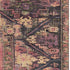 9' X 12' Salmon And Charcoal Oriental Washable Area Rug With UV Protection