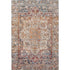 8' X 10' Copper Gray And Ivory Oriental Washable Area Rug With UV Protection