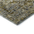 8' X 10' Pewter Gold And Ivory Oriental Washable Area Rug With UV Protection