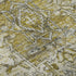 8' X 10' Pewter Gold And Ivory Oriental Washable Area Rug With UV Protection