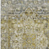 8' X 10' Pewter Gold And Ivory Oriental Washable Area Rug With UV Protection