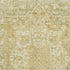 5' X 8' Tan Gold And Ivory Oriental Washable Area Rug With UV Protection
