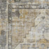 5' X 8' Brown Gray And Silver Oriental Washable Area Rug With UV Protection