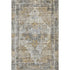 5' X 8' Brown Gray And Silver Oriental Washable Area Rug With UV Protection