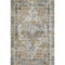 8' X 10' Brown Gray And Silver Oriental Washable Area Rug With UV Protection