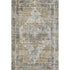 8' X 10' Brown Gray And Silver Oriental Washable Area Rug With UV Protection