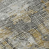 8' X 10' Brown Gray And Silver Oriental Washable Area Rug With UV Protection