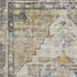 8' X 10' Brown Gray And Silver Oriental Washable Area Rug With UV Protection