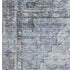 5' X 8' Blue And Gray Oriental Washable Area Rug With UV Protection