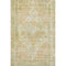 5' X 8' Gold And Ivory Oriental Washable Area Rug With UV Protection